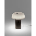 Terres De Rêves Celine N°2 - Lampe De Table - Grès - Blanc/Noir
