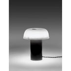 Terres De Rêves Celine N°2 - Lampe De Table - Grès - Blanc/Noir