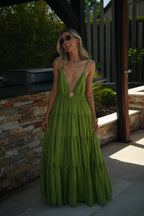 Robe Soleil Filipa - Verte