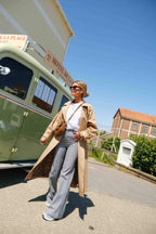 Paul Trench Coat Beige/Leopard