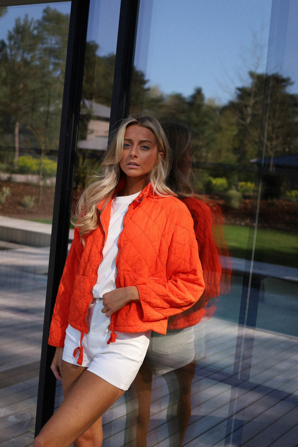 Giacca con Zip Charlotte - Arancione