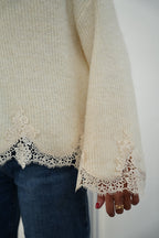 Jersey Bordado Charlie - Crema