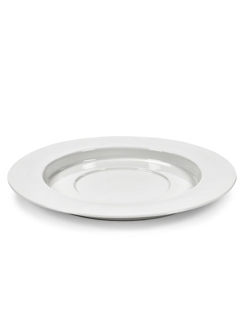 Lot De 4 Assiettes De Présentation - L - Blanc