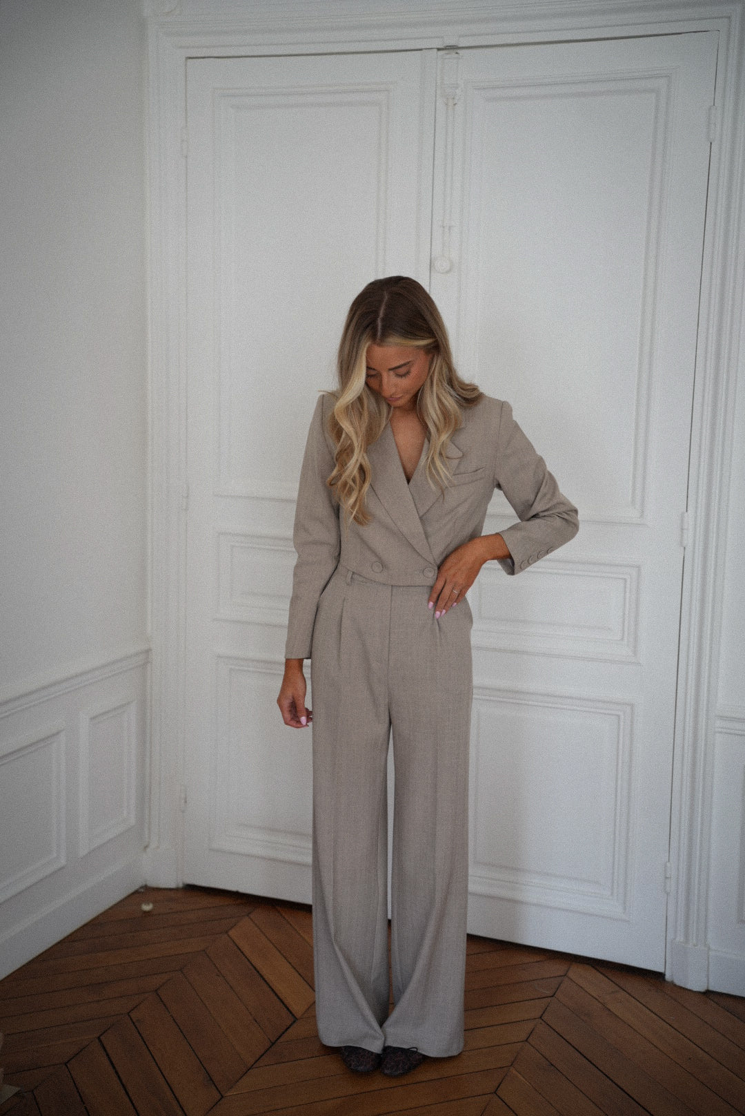 Lois Beige - Americana Traje