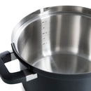 Batería de cocina Bk Flow Cool de acero inoxidable 4 piezas negro