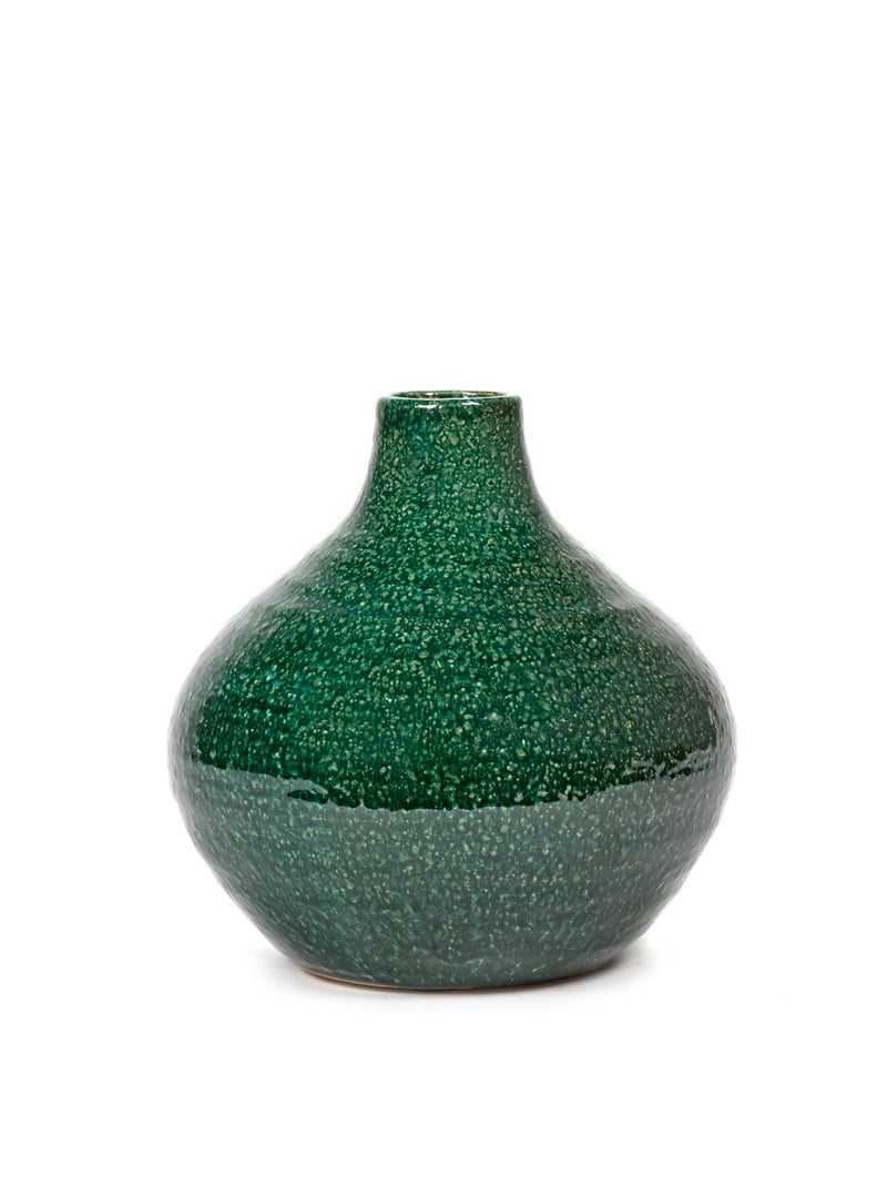 Vase - S - Glazed Shades - Vert Foncé