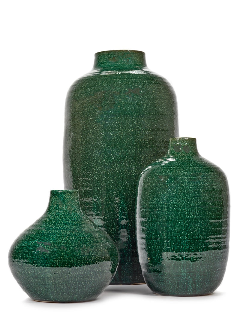 Vase - M - Glazed Shades - Vert Foncé