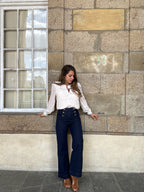 Victorine raw denim jeans