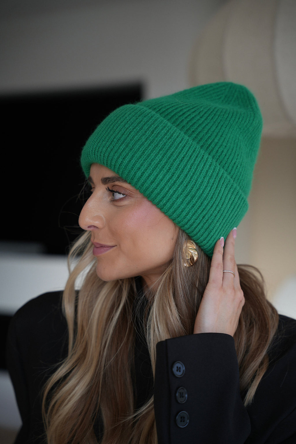Aveline Verde - Gorro Suave