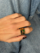 Green Eclipse Ring