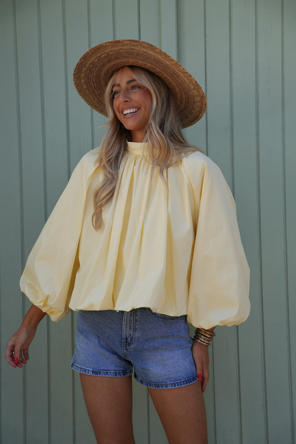 Blouse Dos Nu Lorena - Jaune