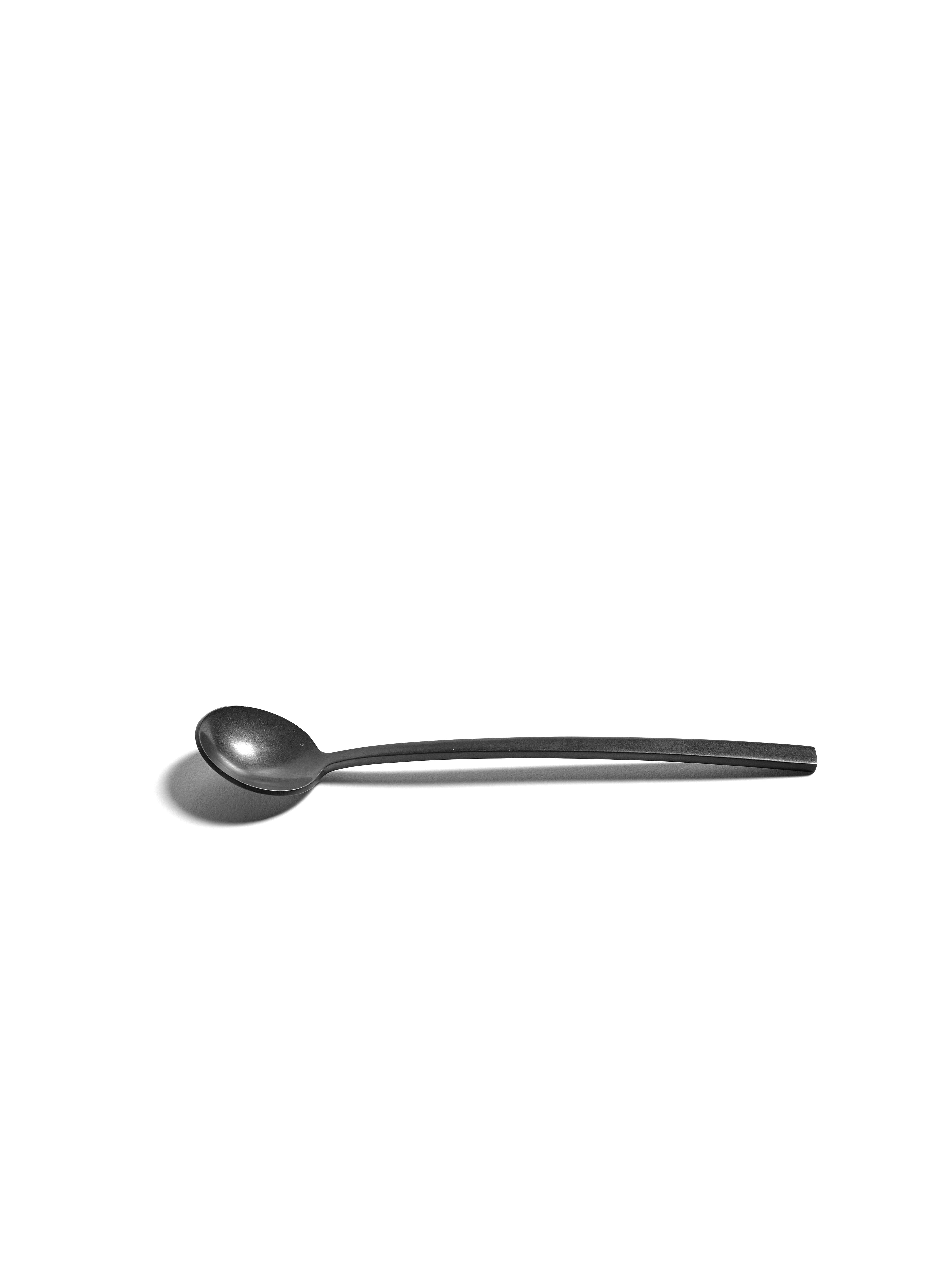 Lot De 6 Cuillères Dessert Black Stone La Mère - By Marie Michielssen