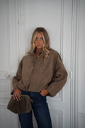 Delfine Taupe - Suede Jacket