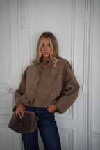 Delfine Taupe - Suede Jacket