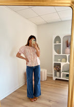 Blouse À Manches Courtes Mila Rose