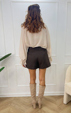 Mavie Skort - Chocolate