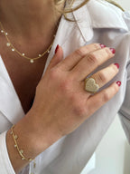 Bague Chevalière Chivani - Doré Ou Argent