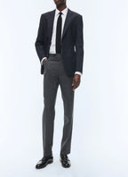 Blazer En Toile Unie - Marine
