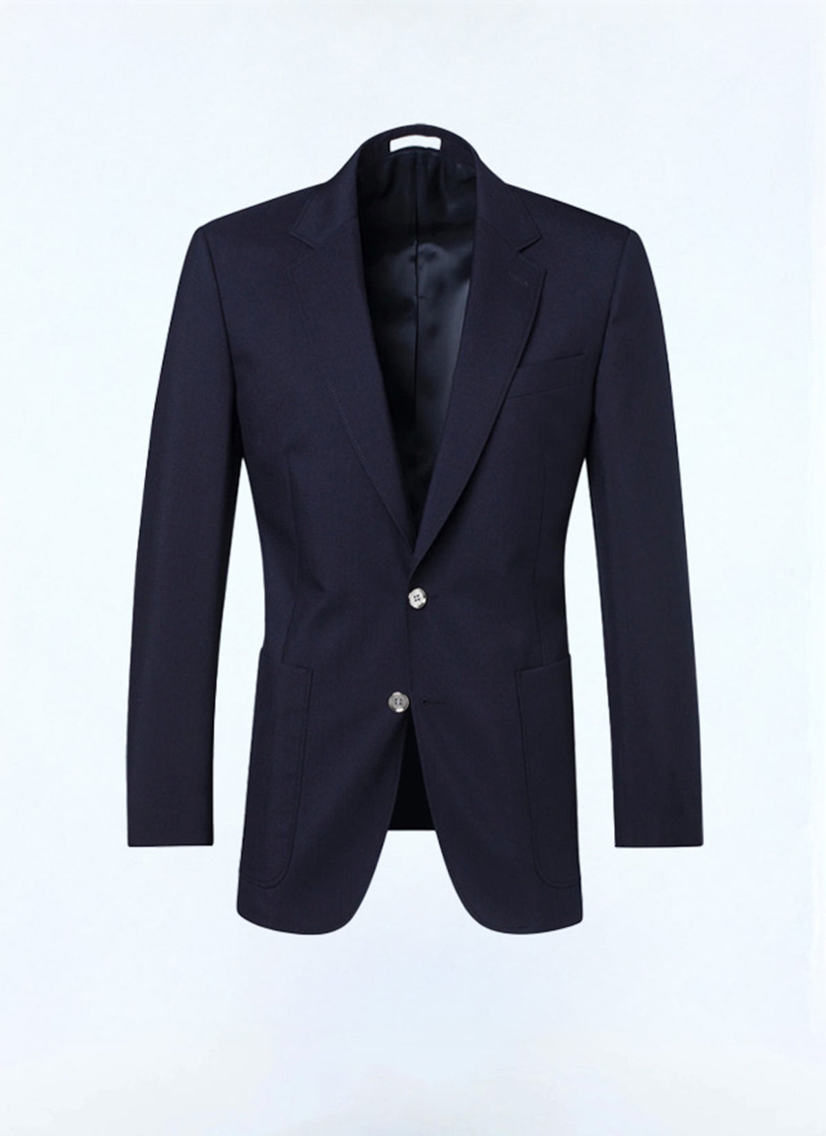 Blazer En Toile Unie - Marine