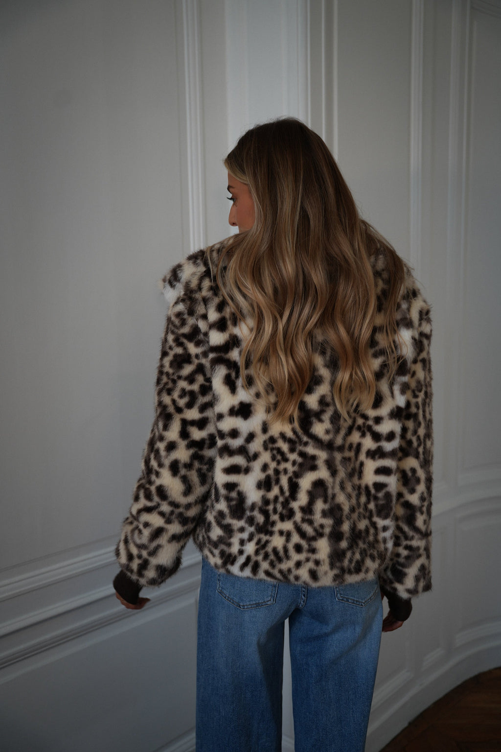 Jina Leopard - Fur Coat