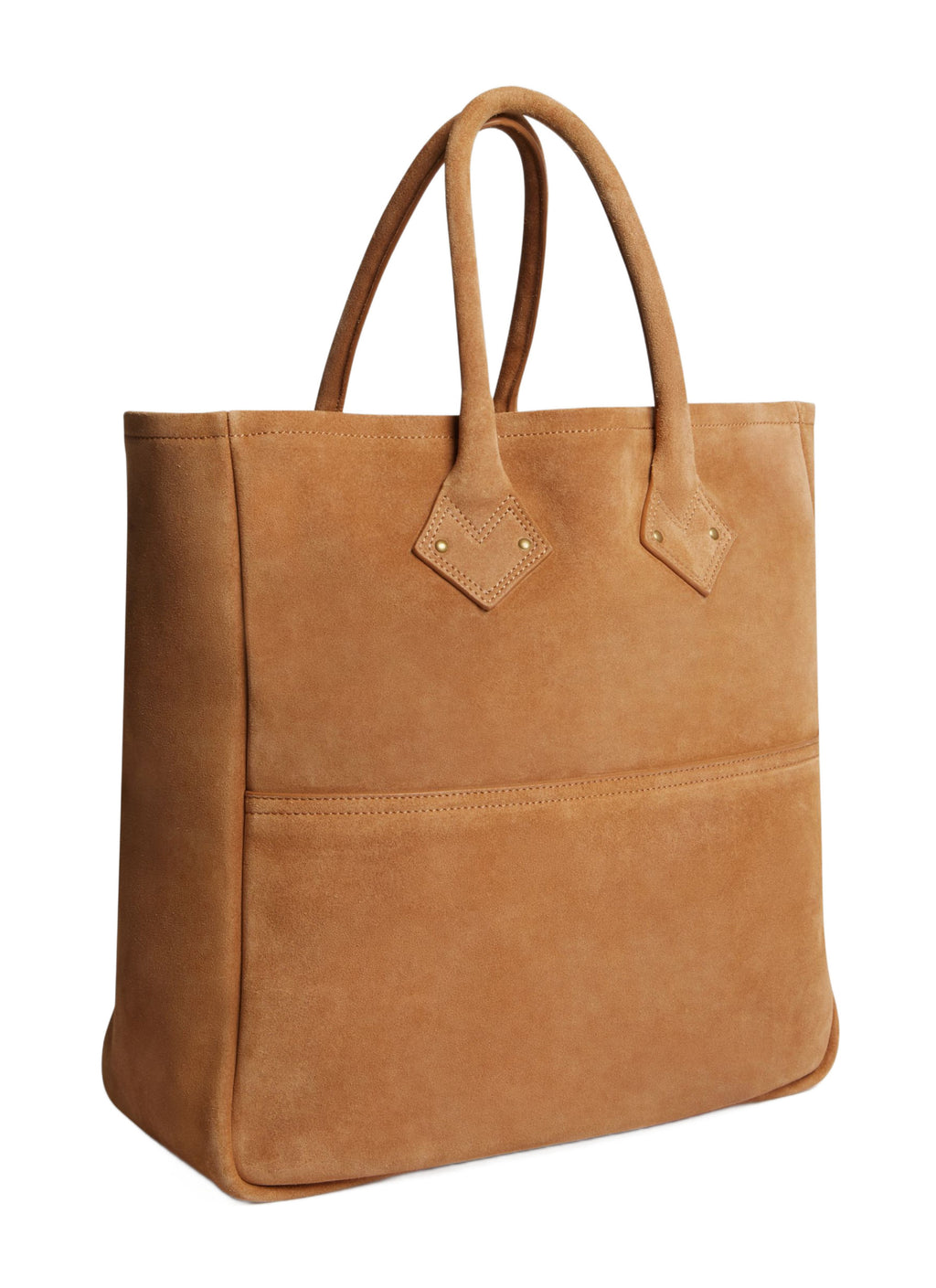 Tote Bag En Daim - Camel