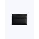 Porte-Cartes En Cuir Lisse Noir - Noir