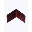 Burgundy Smooth Leather Wallet - Burgundy