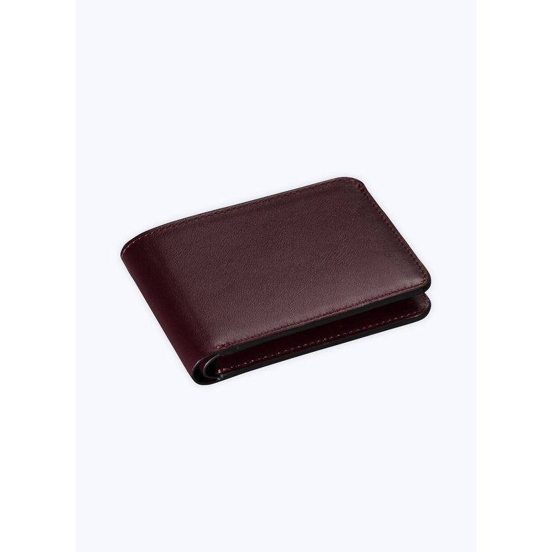 Burgundy Smooth Leather Wallet - Burgundy