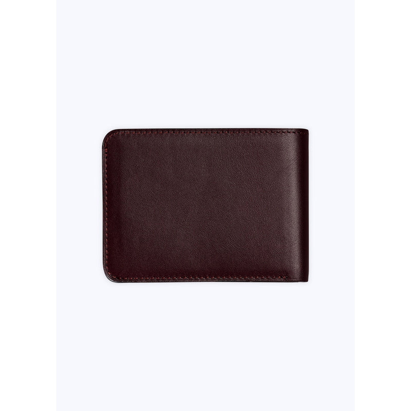 Burgundy Smooth Leather Wallet - Burgundy
