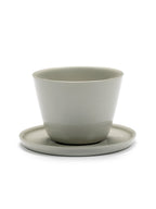 Set of 4 Handleless Cappuccino Cups - Sand Cena - By Vincent Van Duysen