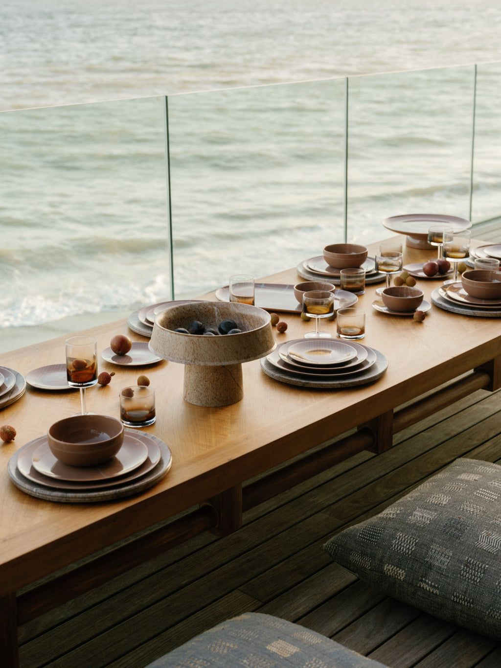 Zuma - Plat De Service - Porcelaine - Sienna