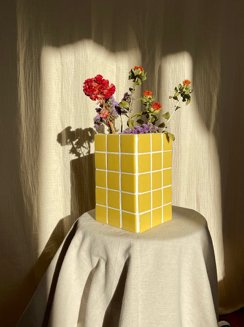 Vases Ines - Jaune