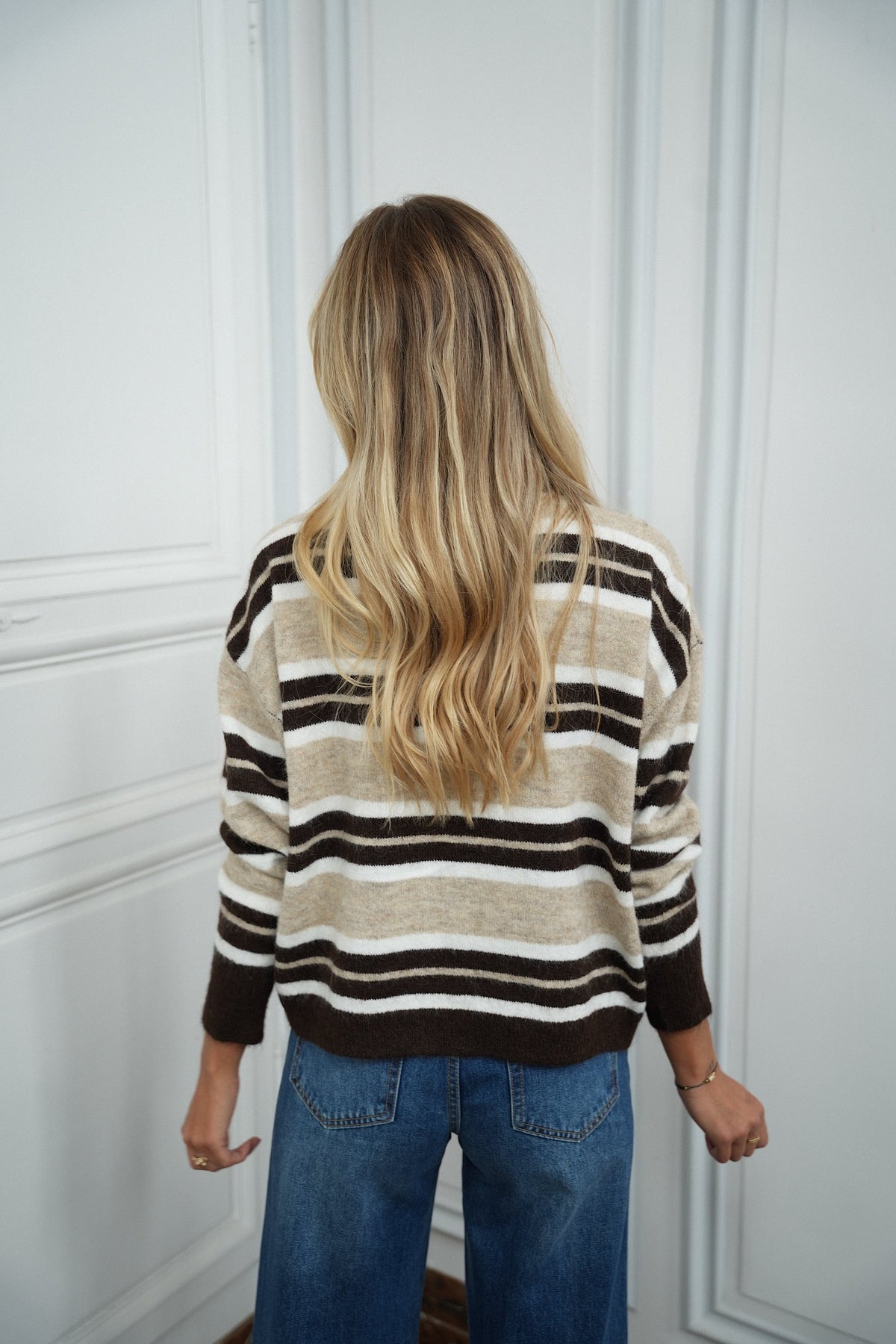 Logan Zipped Cardigan - Beige