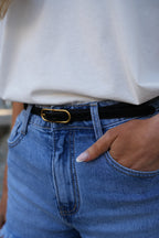 Ceinture Cuir Tara - Noire