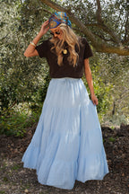 Jupe Longue Chloé - Bleue