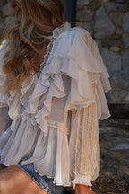 Blouse Fluide Laurette - Crème