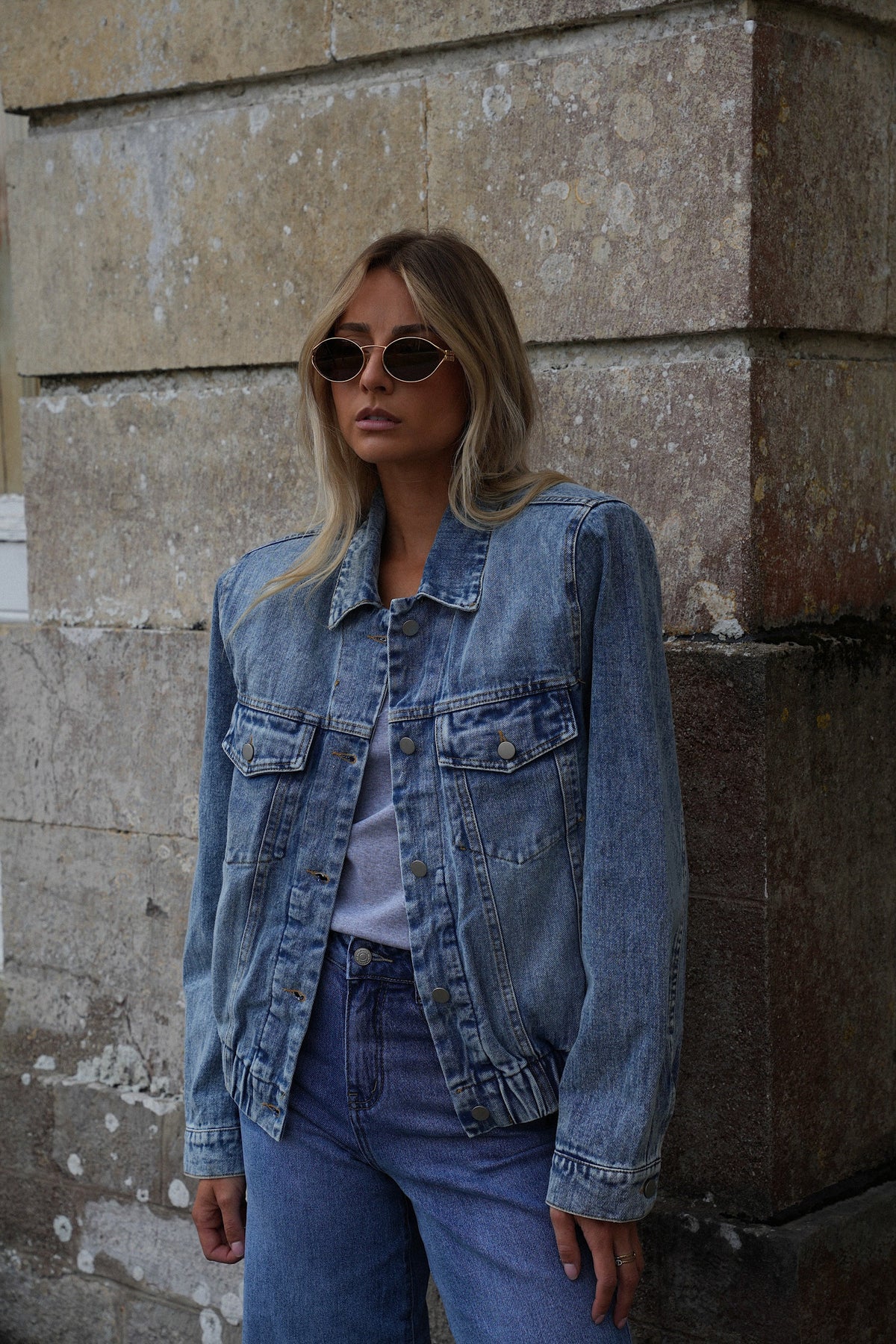 Camille Denim Jacket - Blue