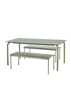 August - Table - L - Aluminium - Vert