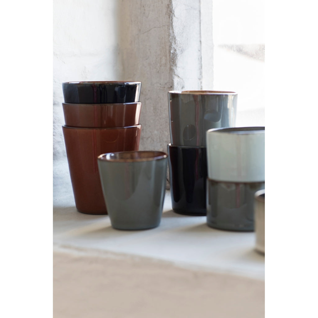 Terres De Rêves - 8 Mugs S - Light Blue/Smoky Blue - Anita Le Grelle