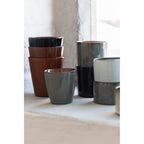 Terres De Rêves - 8 Mugs S - Light Blue/Smoky Blue - Anita Le Grelle