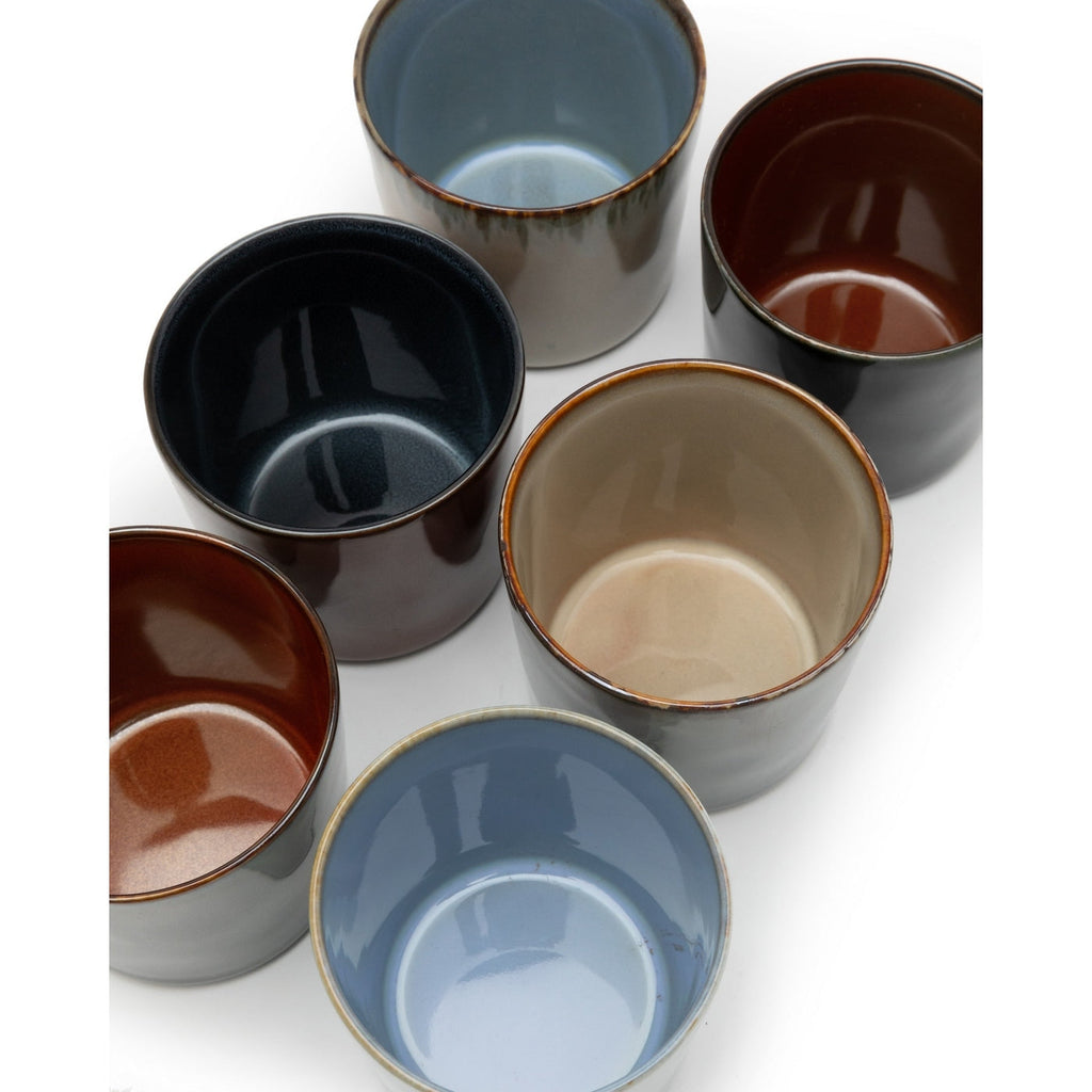 Terres De Rêves - 8 Mugs M - Light Blue/Smoky Blue - Anita Le Grelle