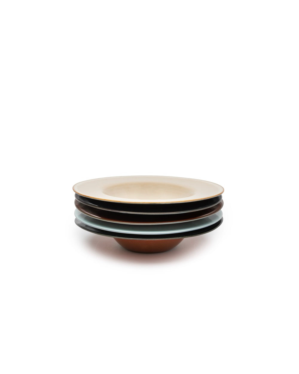 Terres De Rêves - Assiette À Pâtes S - Dark Blue/Smoky Blue - Anita Le Grelle