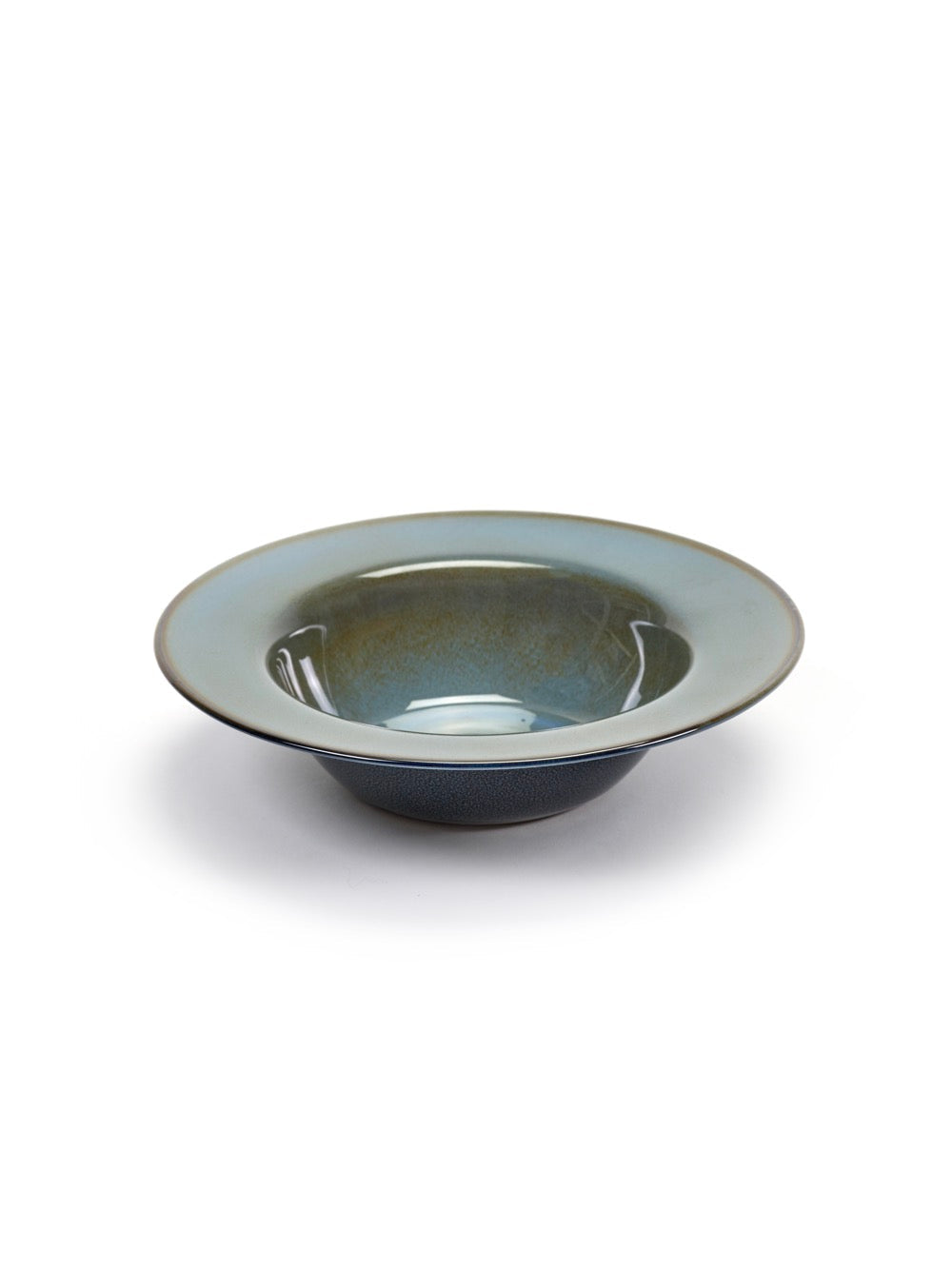 Terres De Rêves - Assiette À Pâtes S - Dark Blue/Smoky Blue - Anita Le Grelle