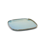 Terres De Rêves - Assiette Carrée L - Smoky Blue - Anita Le Grelle