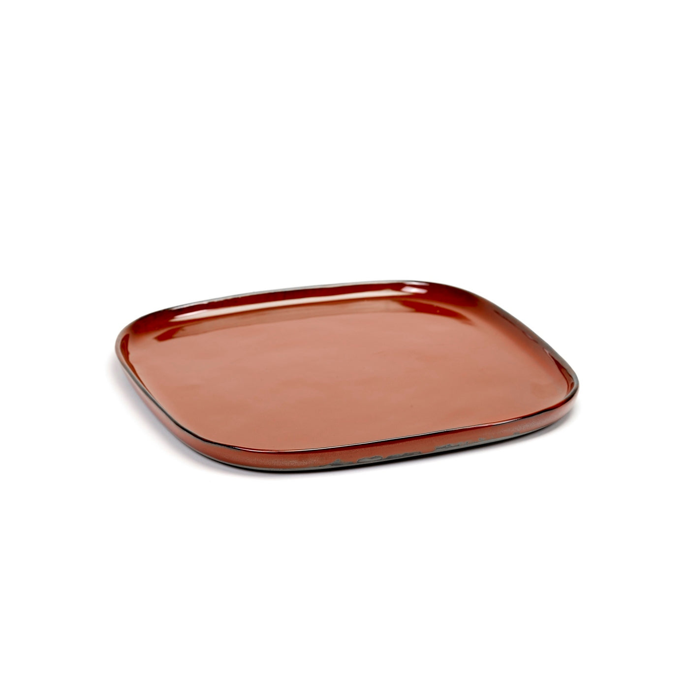 Terres De Rêves - Assiette Carrée L - Rust - Anita Le Grelle