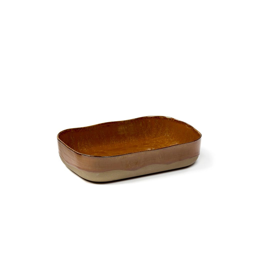 La Nouvelle Table - 4 Assiettes Creuses N°5 L - Ocre/Brun - Merci