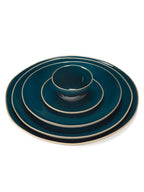 Lot De 4 Assiettes - M - Rur:Al - Bleu