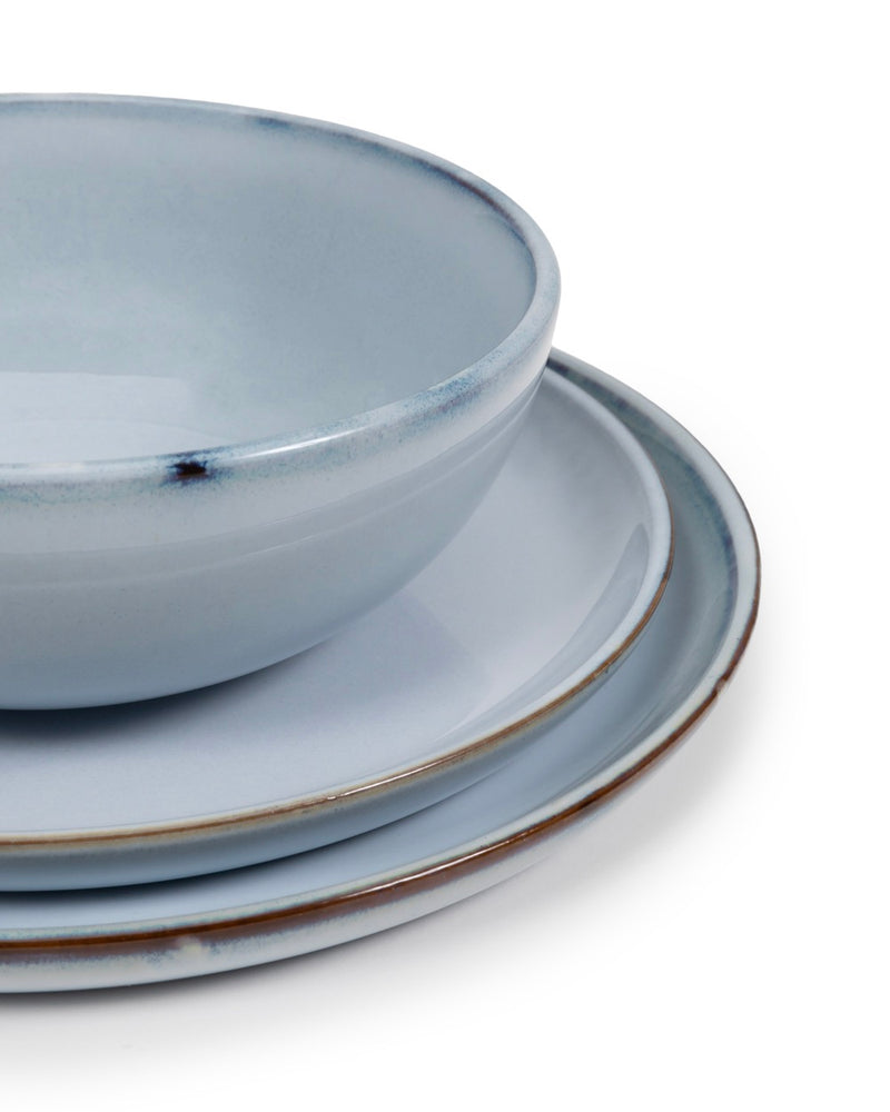 Lot De 4 Assiettes - S - Bleu Pur