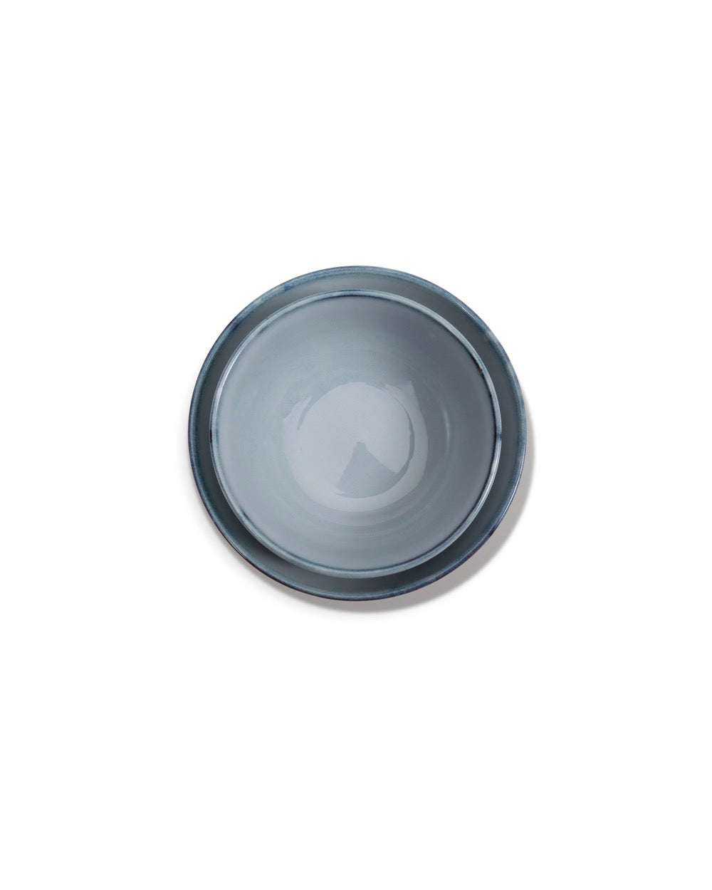 Set of 4 Deep Plates - Pure Blue