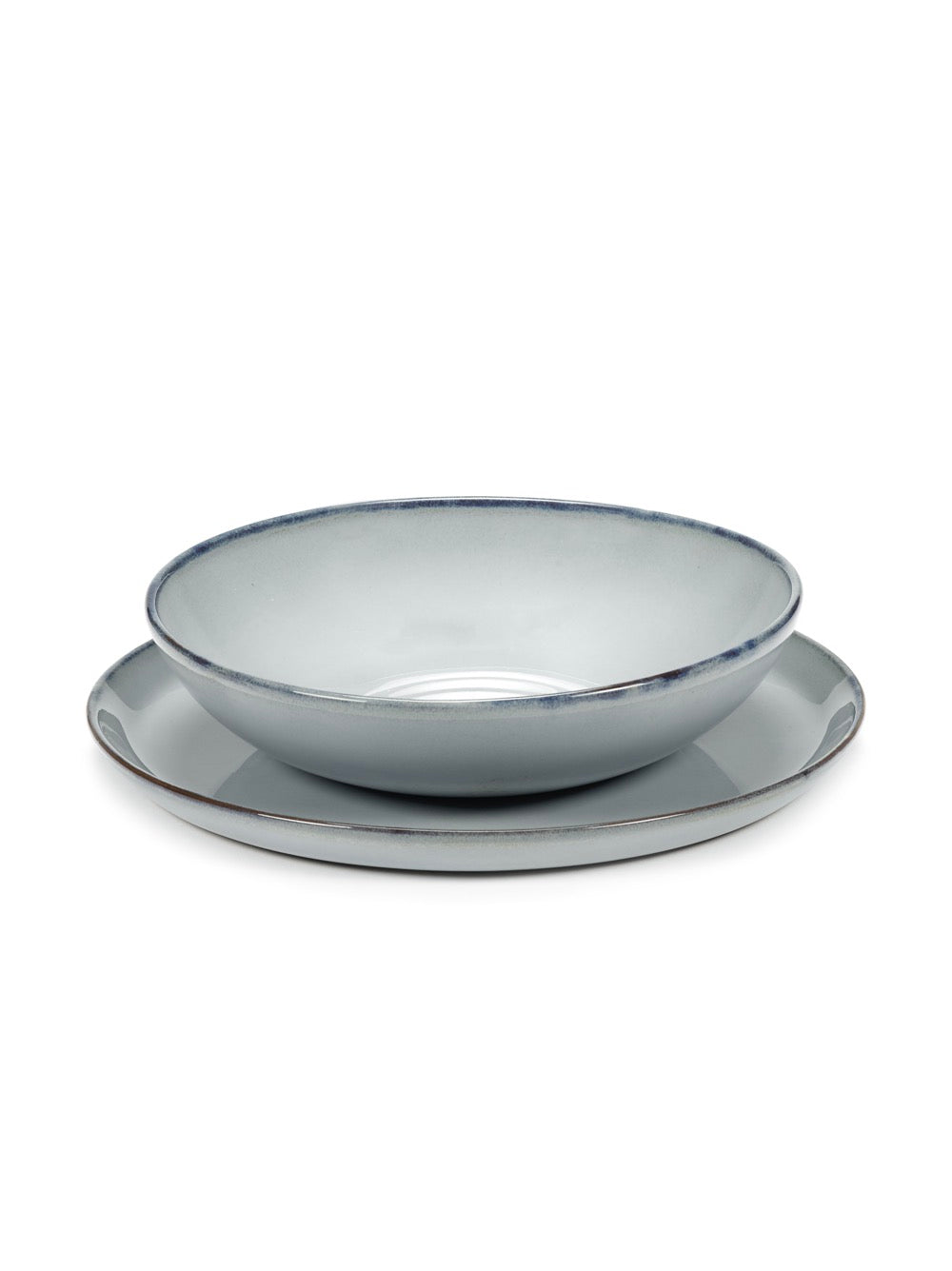 Set of 4 Deep Plates - Pure Blue